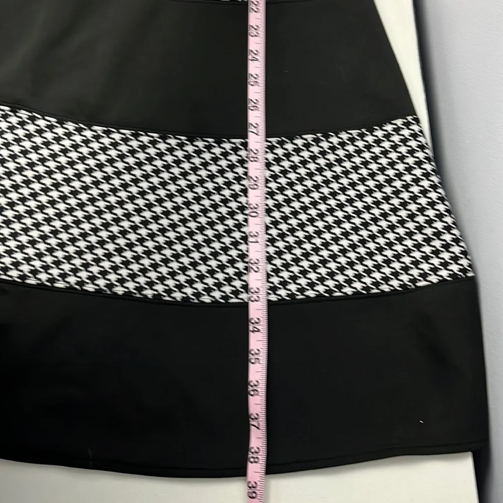 1X Michael Studio Black and White Houndstooth Dress - Picture 11 of 12